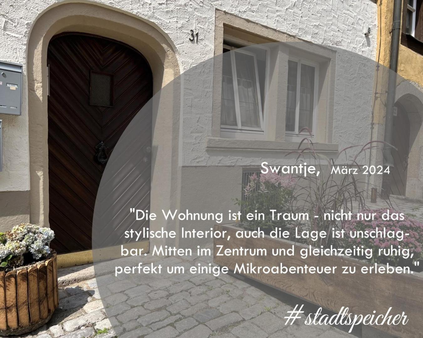 #Stadtspeicher - Gruener Stern Das Apartment Mitten In Der Altstadt Rothenburg ob der Tauber Eksteriør bilde
