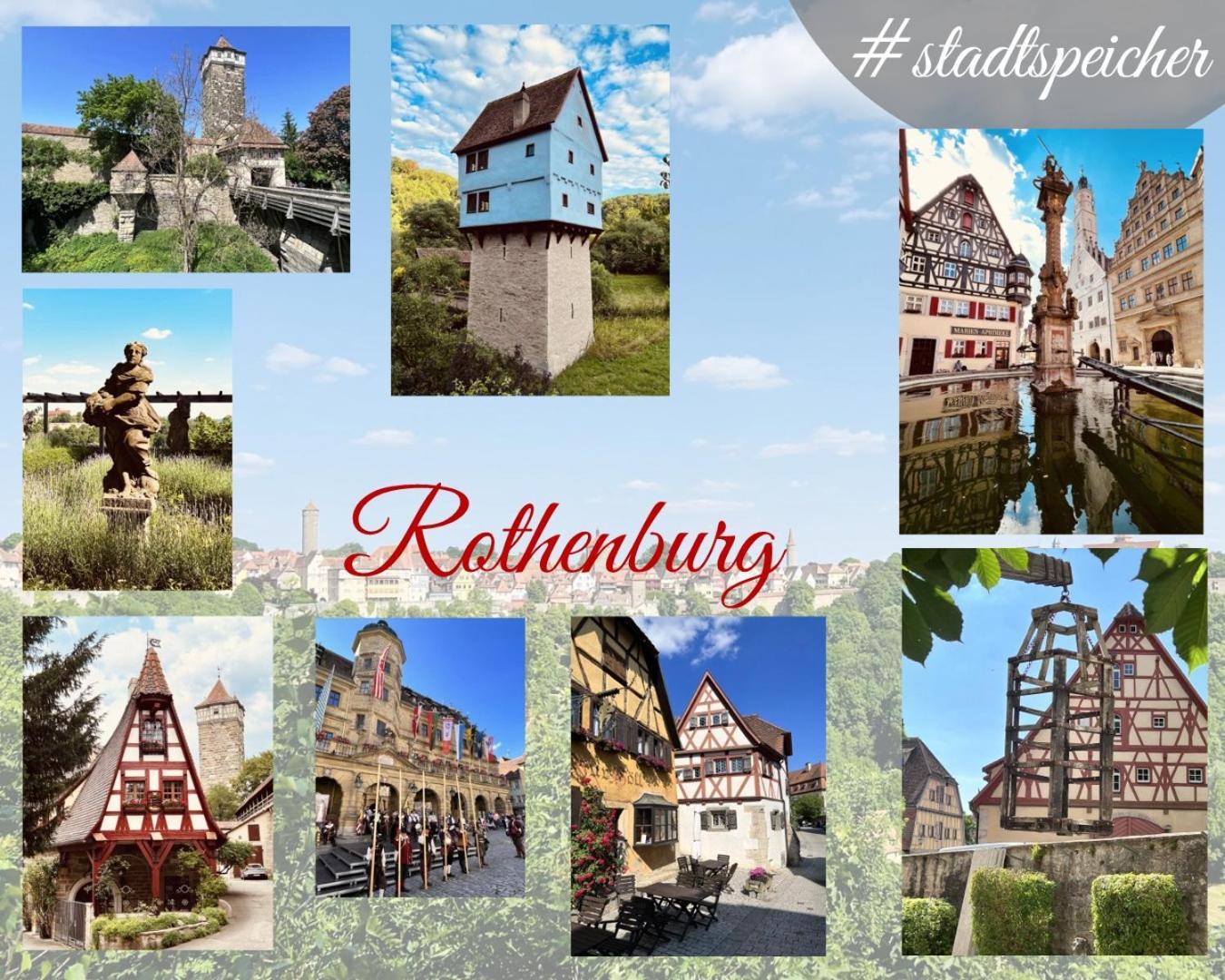 #Stadtspeicher - Gruener Stern Das Apartment Mitten In Der Altstadt Rothenburg ob der Tauber Eksteriør bilde